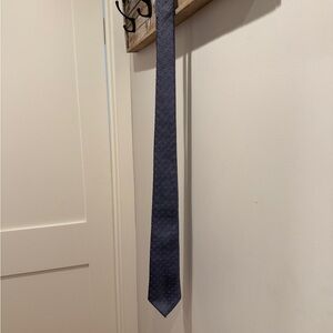 Gray Silk Business Tie